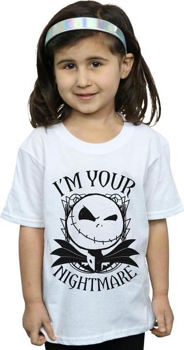 Actual product image Disney Girls Nightmare Before Christmas Nightmare Cotton T-Shirt (128)