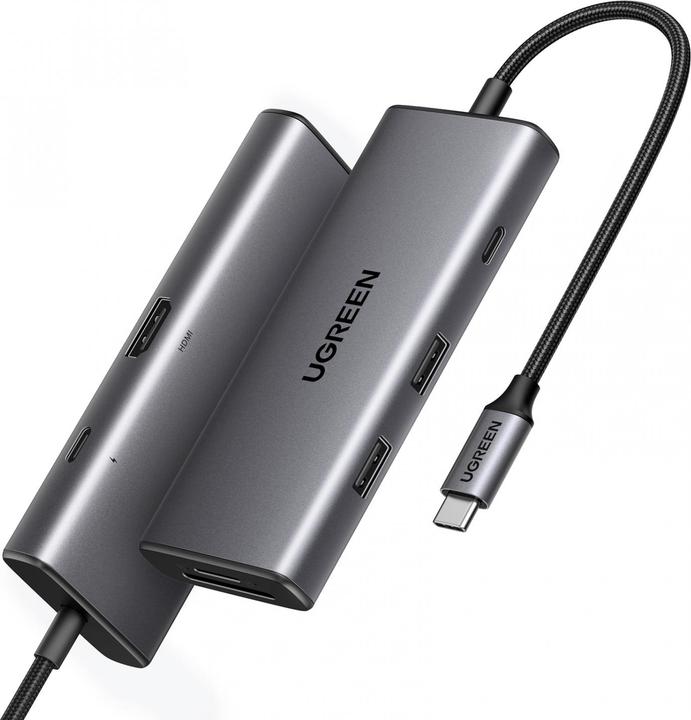 Actual product image Ugreen 7in1 (USB-C, 7 ports)