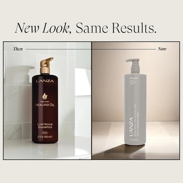 Produktbild L'Anza Keratin Healing Oil Lustrous Shampoo for Damaged Hair - Nourishes (250 ml, Flüssiges Shampoo)