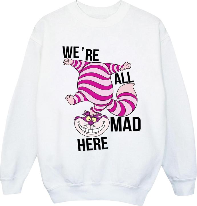 Actual product image Disney Boys Alice In Wonderland All Mad Here Sweatshirt (152, 158)