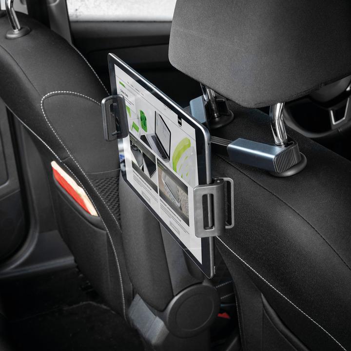 Image du produit Helit Support pour tablette PC à l'arrière de la voiture, noir, compatible avec 6,45 cm (4,7)