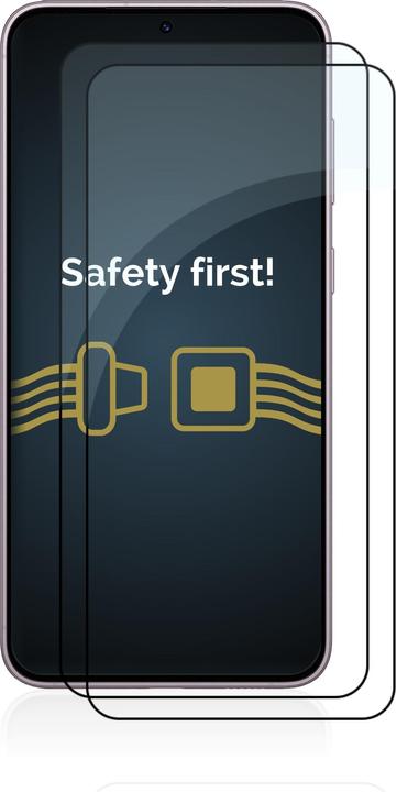 Produktbild Savvies Full-Screen Displayschutz Panzerglas Schutzglas (2 Stück, Samsung Galaxy S23+)