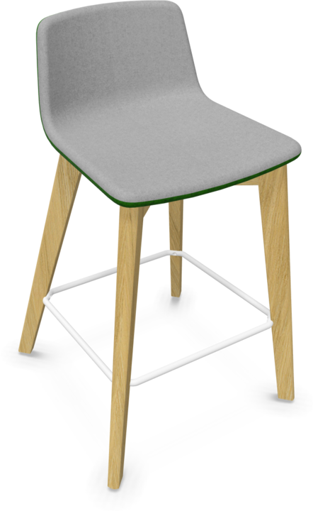 Grey, White, green melange, Ash natural light grey stained