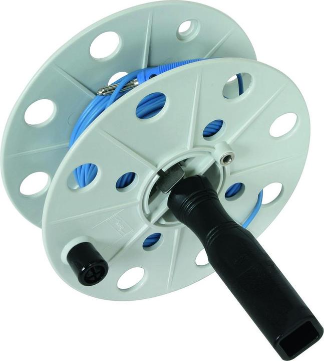 Produktbild Dehn 585025 Drahthaspel K-grau B 40mm m. 25m Litze blau