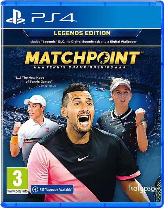 Actual product image Matchpoint Tennis Championships Legends Edition (PS4) (PS4, DE)