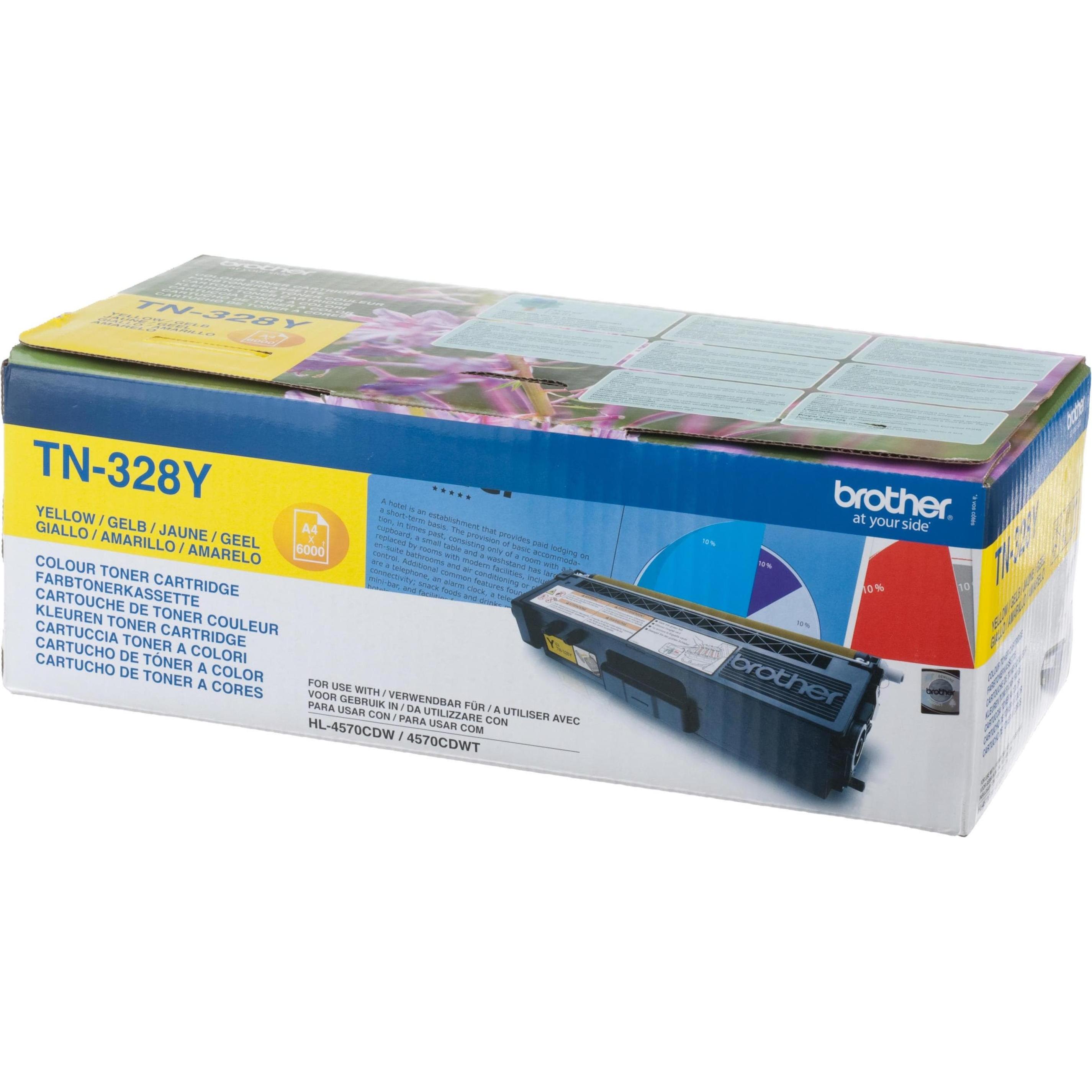 Brother, Toner, Tn-328y (Y)