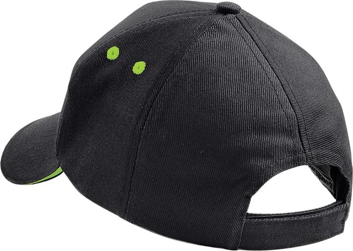 Actual product image Beechfield 5 Panel Sandwich Peak Baseball Cap (One size)