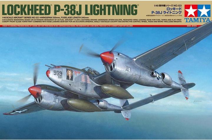 Produktbild Tamiya 1/48 Lockheed P38 J Lightning