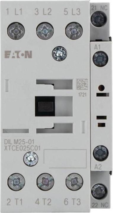 Produktbild Eaton DILM-Schütz,11kW,230VAC,3polig,3 Öffner