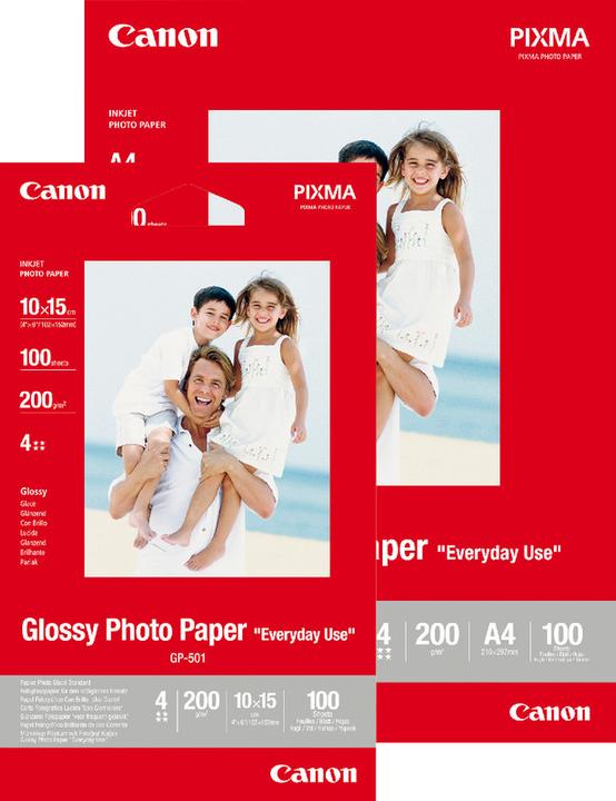 Actual product image Canon GP-501 Glossy Photo (200 g/m², A4, 100 x)