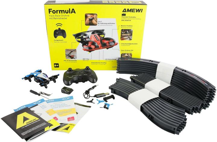 Actual product image Amewi DRE Drohne Formul A Track Race + Rennstrecke blau
