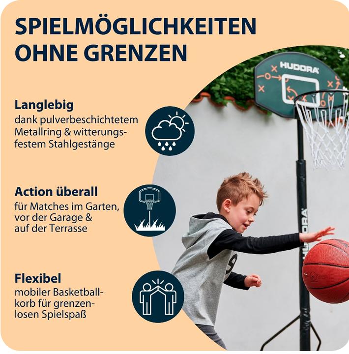 Productafbeelding Hudora Basketbalstand Playoff 205