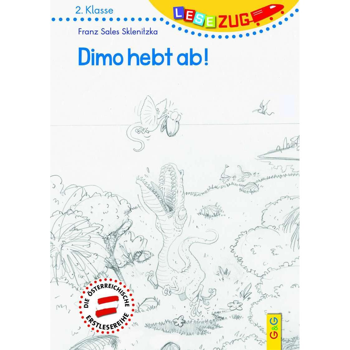 Thumbnail - LESEZUG 2. Klasse Ein Dino hebt ab!, Kinderbücher von Franz Sales Sklenitzka, Helmut Breneis