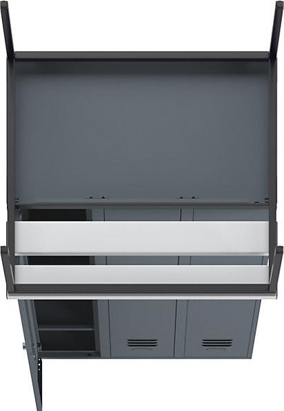 Actual product image Wolf Clothes locker with bench underneath (90 cm, 214 cm)