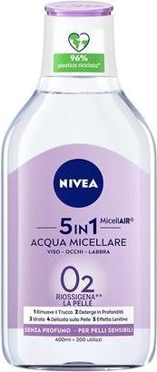 Actual product image NIVEA Extra Delicate Micellar Water for Sensitive Skin 400ml (Micelle water, 400 ml)