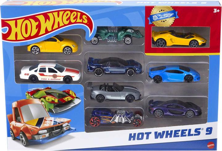 Actual product image Hot Wheels Gift set of 9