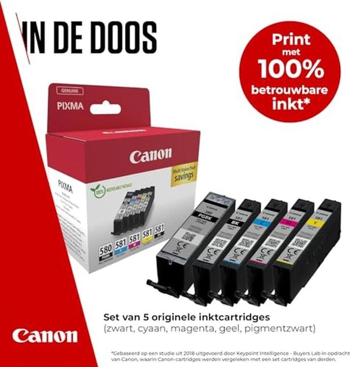 Produktbild Canon PGI-580/CLI-581 Multipack (C, M, Y, BK, PGBK)