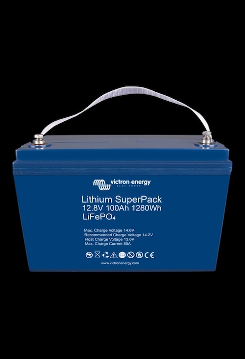 Actual product image Victron Energy Lithium SuperPack 12.8V/100Ah High Current (12.80 V, 100 Ah)
