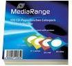 Actual product image MediaRange CD/DVD Papierhüllen farbig mit Sichtfenster