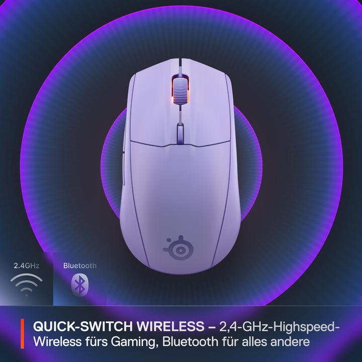 Immagine prodotto SteelSeries Rival 3 WL Gen 2 - Lavender (Senza fili)