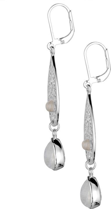 Immagine prodotto Elli Ornamento, goccia (Argento 925 placcato oro, Pietra lunare)