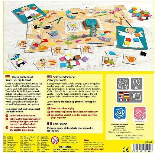 Produktbild Haba Klecks Kunterbunt (Deutsch, Niederländisch, Französisch, Englisch, Italienisch)