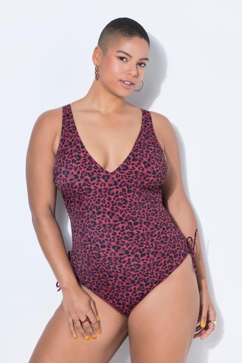 Actual product image Studio Untold Leopard Print Gathered Swimsuit (52)