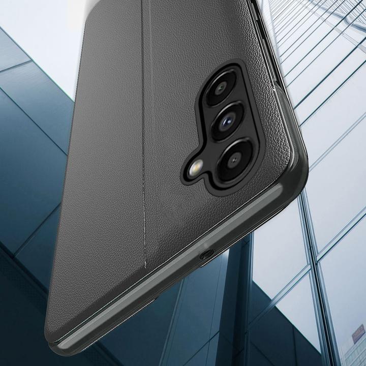 Actual product image ECO Galaxy S23 with flip stand Leather View Case (Samsung Galaxy S23)
