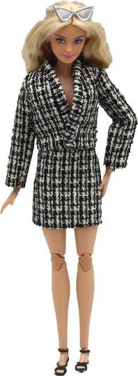 Produktbild Hermex 4er Set Büro Mode Outfit für Barbie Puppen Collection Kleider