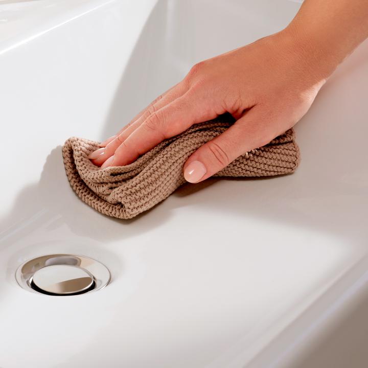 Actual product image hansgrohe Xanuia Q wash-hand basin, with tap hole, without overflow, 500x390mm, SmartClean, white