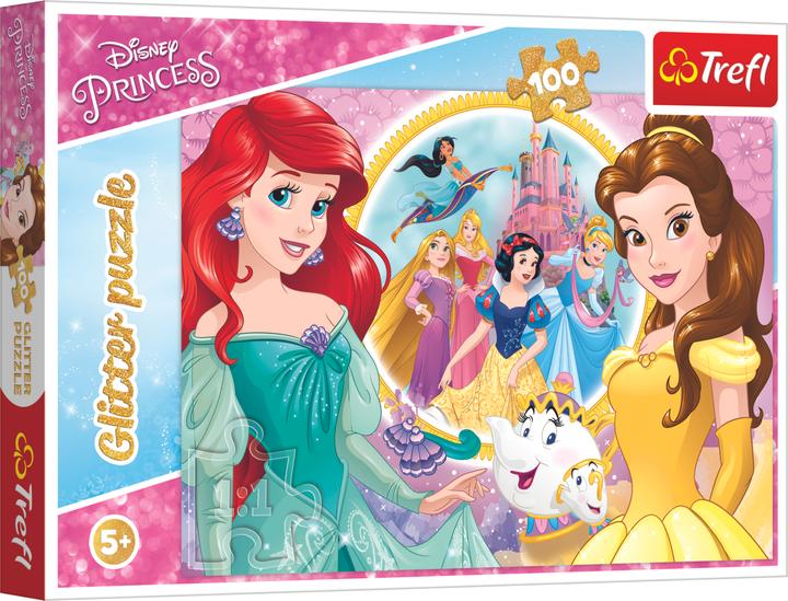 Produktbild Trefl Glitzer Puzzle 100? Disney Arielle die (100 Teile)