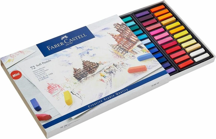 Immagine prodotto Faber-Castell Soft Pastelli Mini (Multicolore, 72 x)