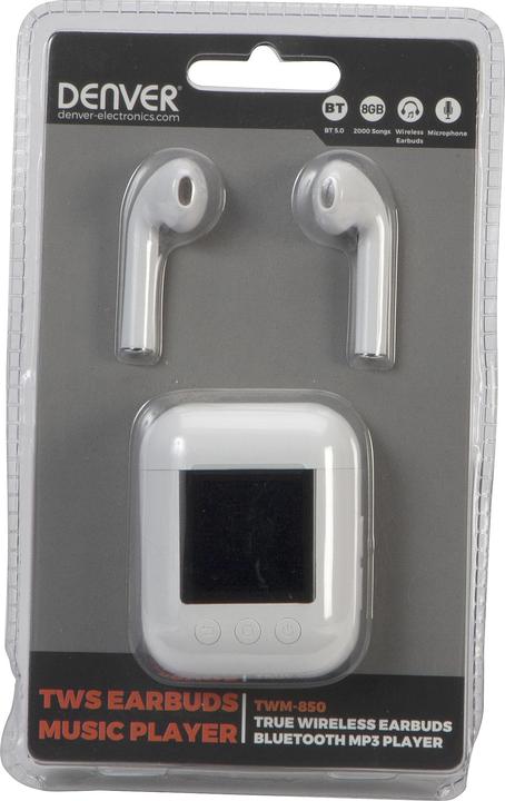 Actual product image Denver TWM-850 True Wireless Headphones with Microphone (Wireless)
