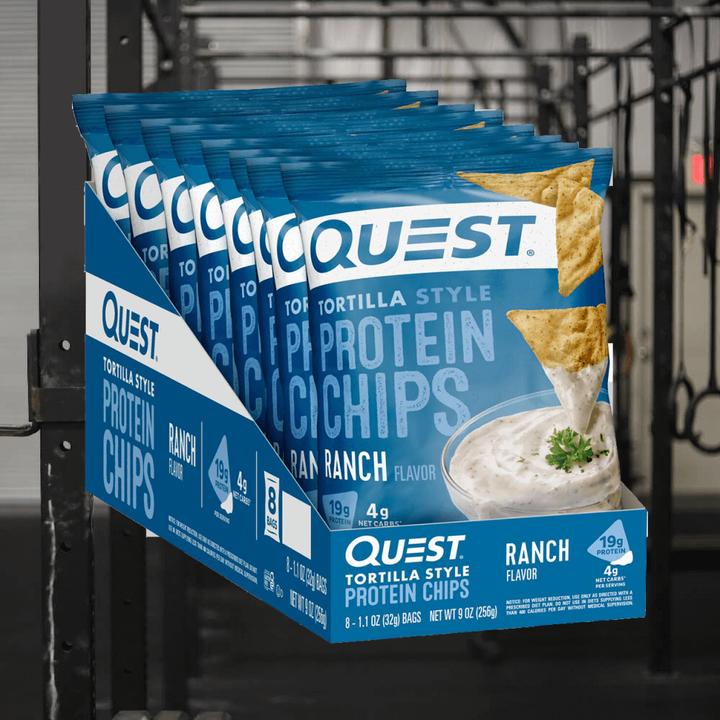 Produktbild Quest Nutrition Protein Tortilla Chips (451 g, 8 Stk.)