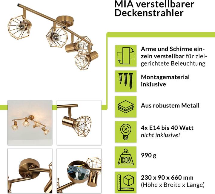 Immagine prodotto Licht-Erlebnisse Riflettori puntati su Mia (E14)