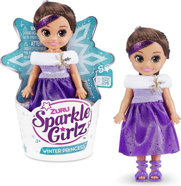Actual product image Zuru Sparkle Girlz Winter Princess Cupcake
