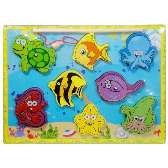 Swede Holzpuzzle mit Angelrute (37187777)