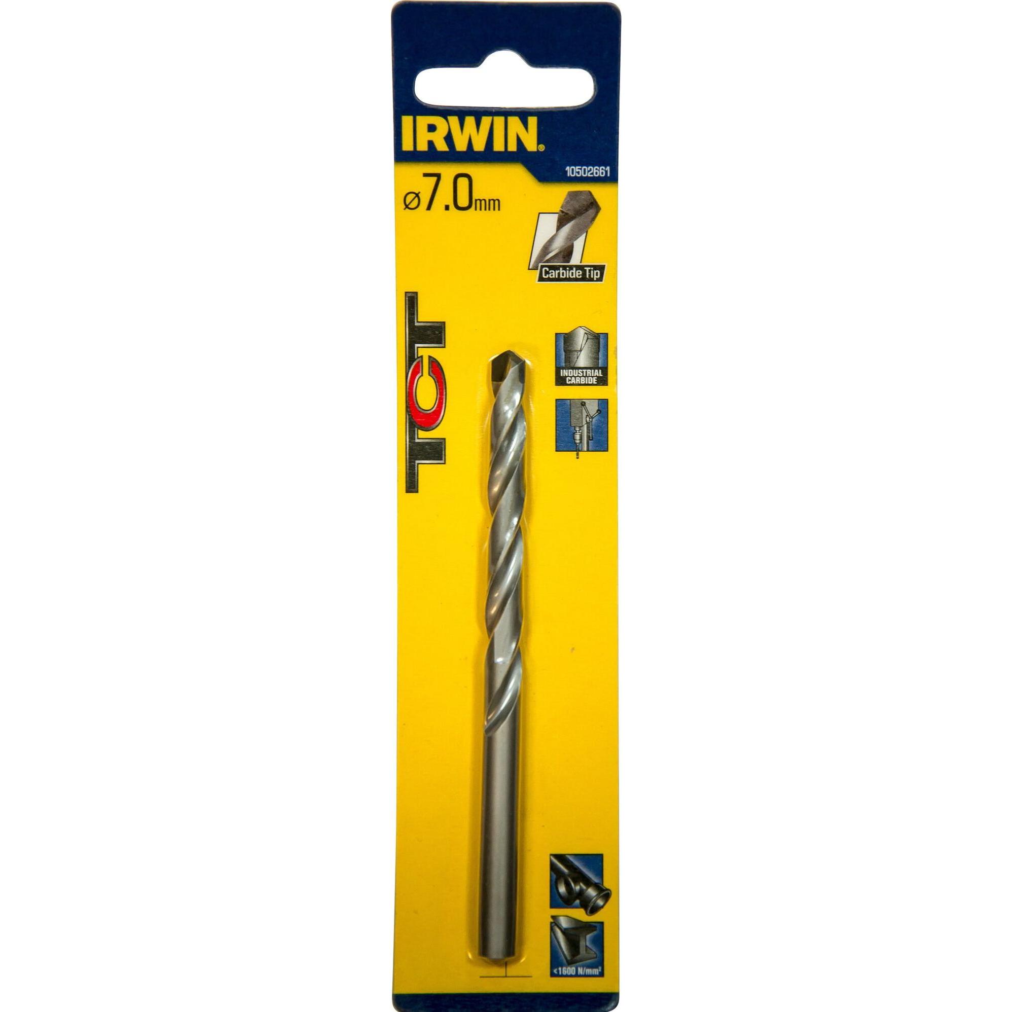Thumbnail - Irwin, Bohrereinsatz, Brocas Metales TCT 7mm (7 Millimeter)