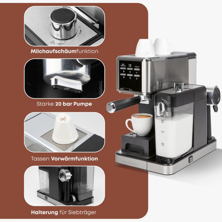 Produktbild Proficook Espresso-Kaffeemaschine PROFI COOK PC-ES-KA 1266