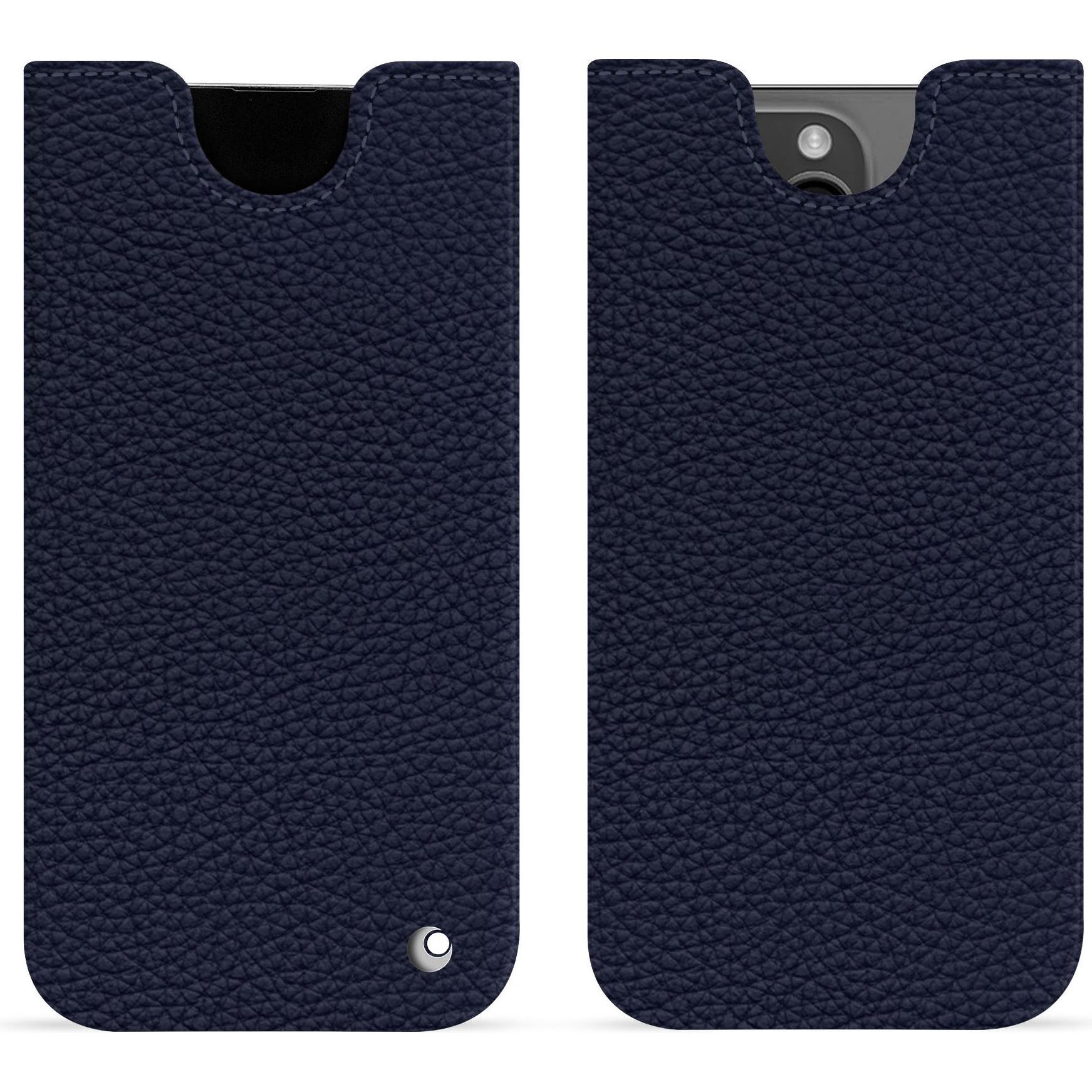 Noreve Lederschutzhülle (Apple iPhone 15 Pro Max), Smartphone Hülle, Violett