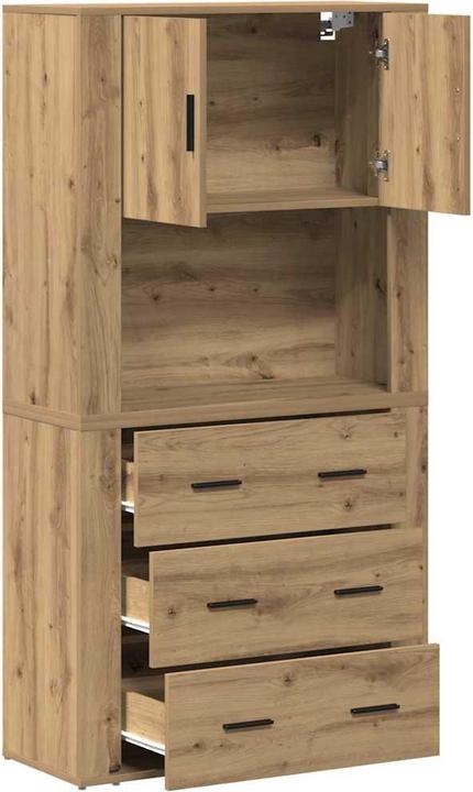 Actual product image vidaXL Highboard Aufbewahrung (33 x 33 x 150 cm)