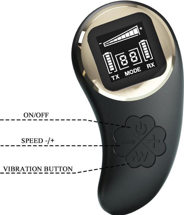 Actual product image Pretty Love Nathan Double Pleasure Vibrator With Remote Control
