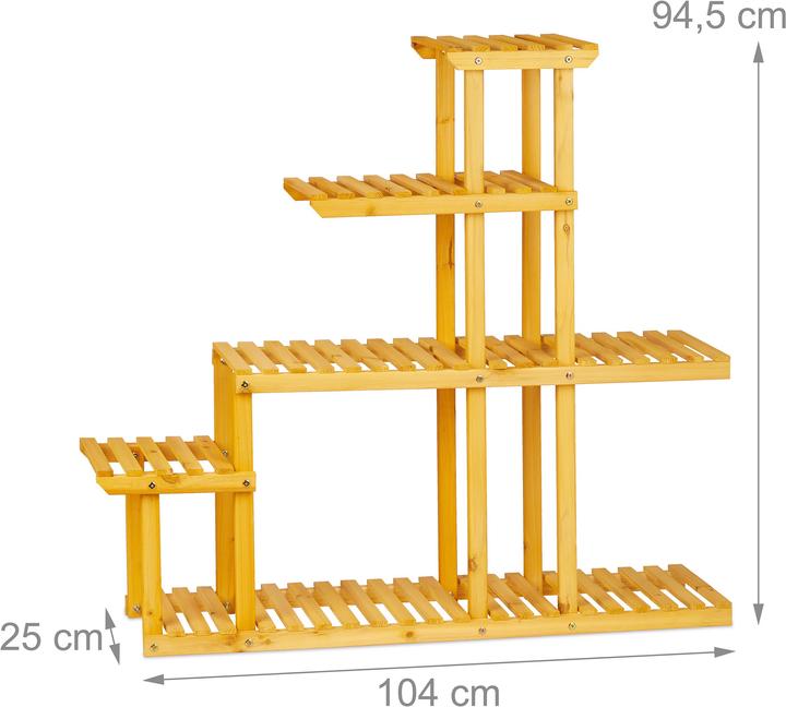 Image du produit Relaxdays Escalier pour fleurs XL