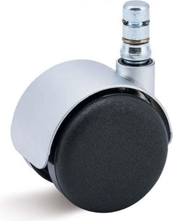 Produktbild Audioraq Linea Rollen, 4 Stück, schwarz Soft-Rollen für