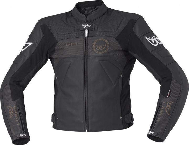 Berik LJ-5921-BK DARK EYE Lederjacke schwarz 48 (Herren, 48)