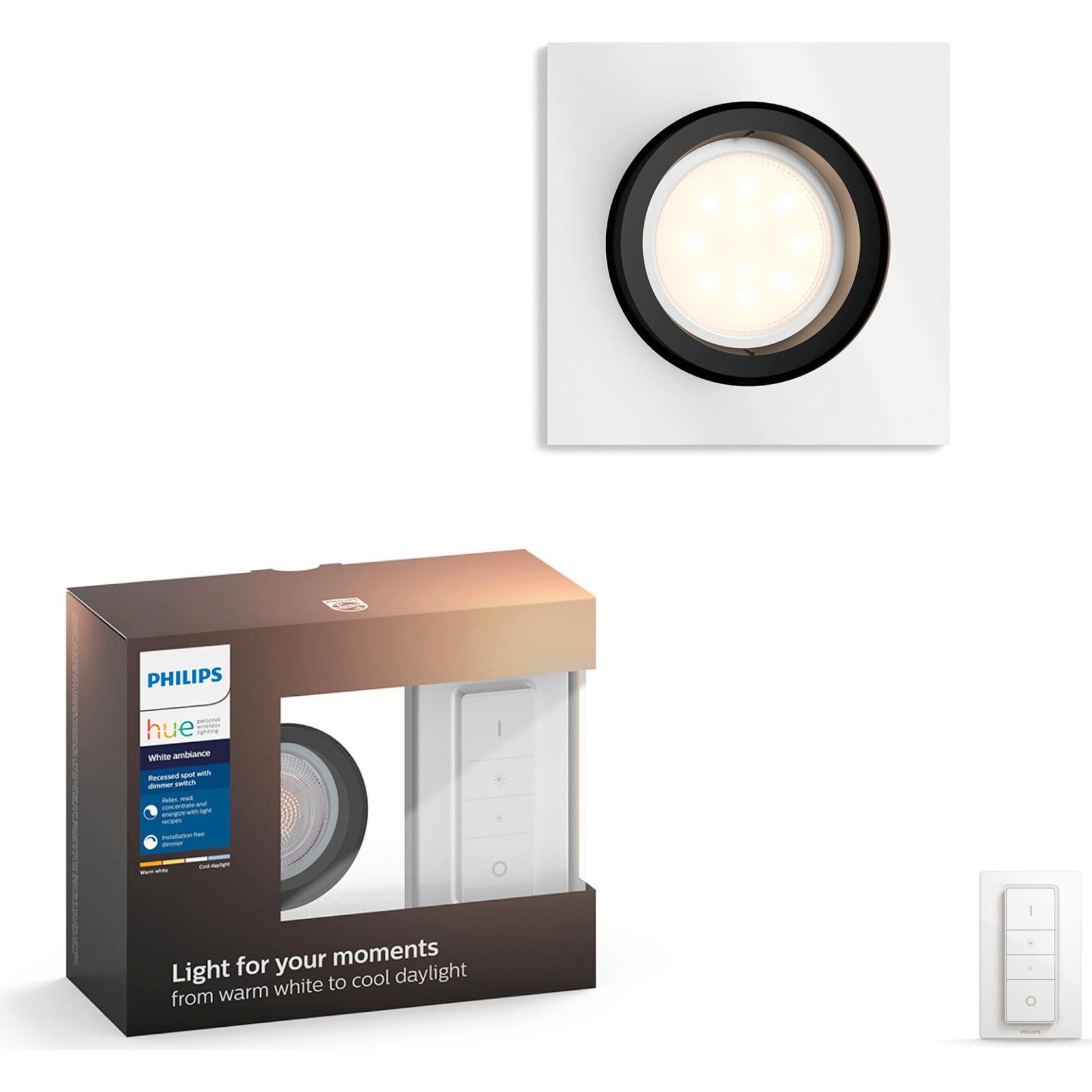 Thumbnail - Philips, Wandleuchte + Deckenleuchte, Hue Milliskin Basis (250 lm, GU10)