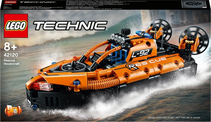 LEGO Aéroglisseur pour les opérations de sauvetage (42120, LEGO Technic)