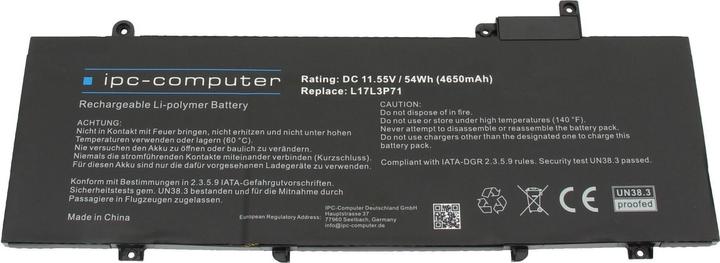 Produktbild IPC 01AV478 (3 Zellen, 4650 mAh)