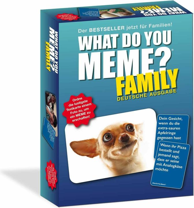 Actual product image What Do You Meme Family Edition (German)