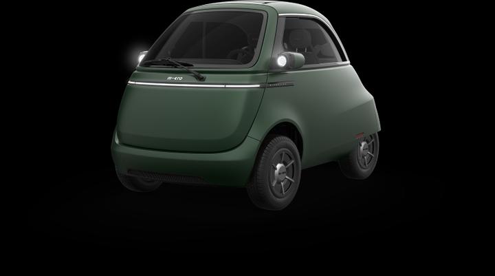 Actual product image Microlino Mid Range London Green (Electric, 17 hp)